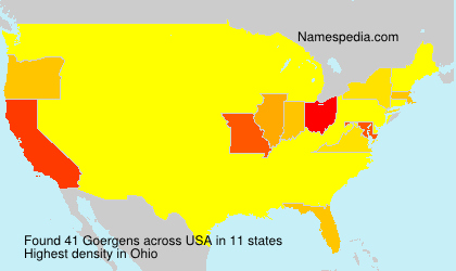 Surname Goergens in USA Surname Goergens in USA