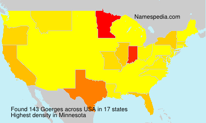 Surname Goerges in USA Surname Goerges in USA