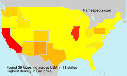 Surname Goesling in USA Surname Goesling in USA