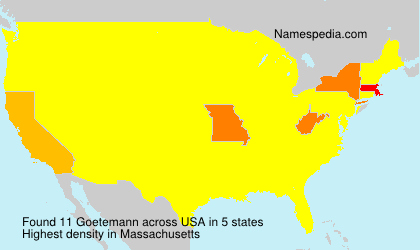 Surname Goetemann in USA Surname Goetemann in USA