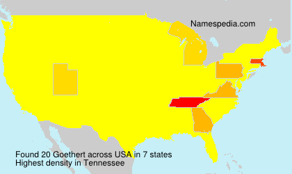 Surname Goethert in USA Surname Goethert in USA