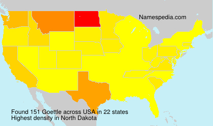 Surname Goettle in USA Surname Goettle in USA