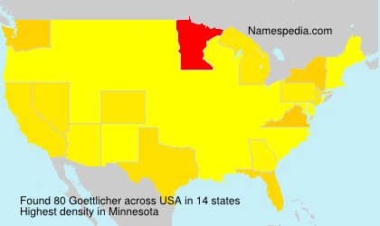 Surname Goettlicher in USA Surname Goettlicher in USA