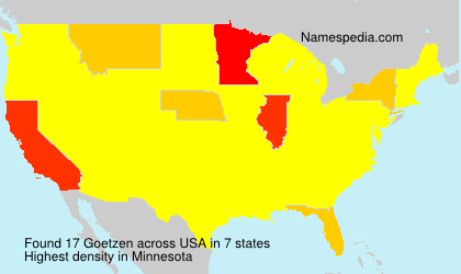 Surname Goetzen in USA Surname Goetzen in USA