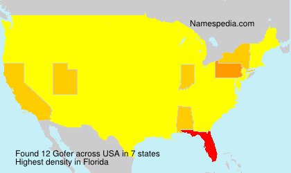 Surname Gofer in USA Surname Gofer in USA