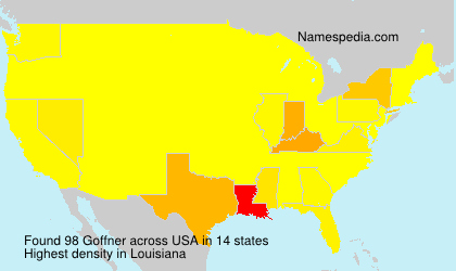 Surname Goffner in USA Surname Goffner in USA