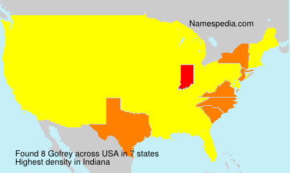 Surname Gofrey in USA