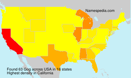 Surname Gog in USA Surname Gog in USA