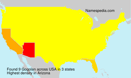 Surname Gogolan in USA Surname Gogolan in USA