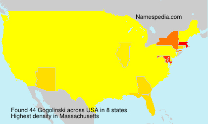 Surname Gogolinski in USA Surname Gogolinski in USA