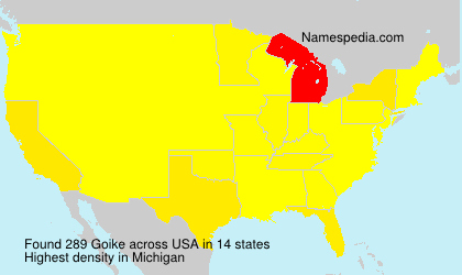 Surname Goike in USA Surname Goike in USA