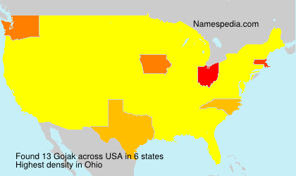 Surname Gojak in USA Surname Gojak in USA