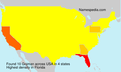 Surname Gojman in USA Surname Gojman in USA