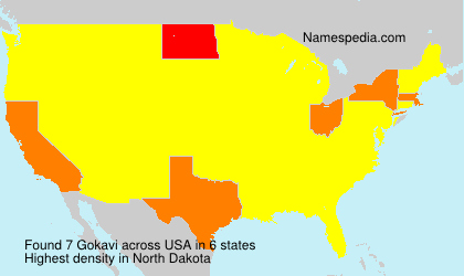 Surname Gokavi in USA Surname Gokavi in USA