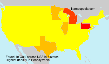 Surname Goki in USA Surname Goki in USA