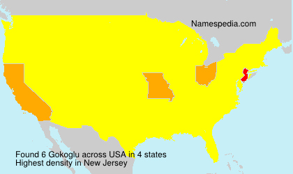 Surname Gokoglu in USA Surname Gokoglu in USA