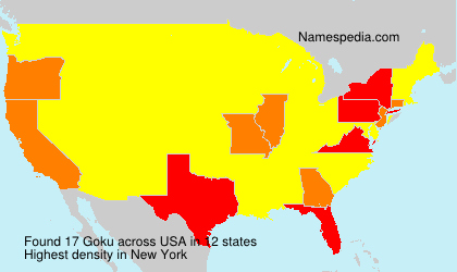 Surname Goku in USA