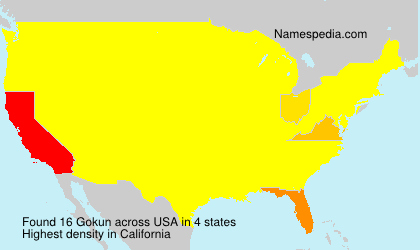 Surname Gokun in USA