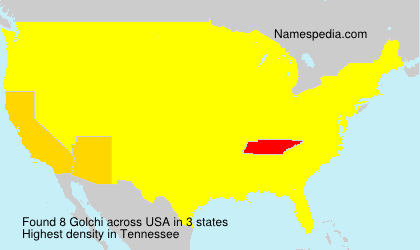 Surname Golchi in USA Surname Golchi in USA