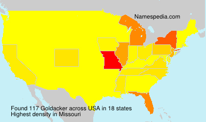 Surname Goldacker in USA