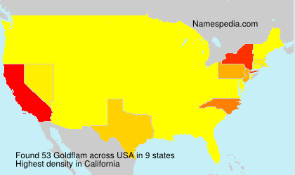 Surname Goldflam in USA Surname Goldflam in USA