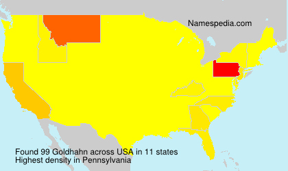 Surname Goldhahn in USA Surname Goldhahn in USA