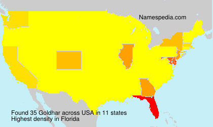 Surname Goldhar in USA Surname Goldhar in USA