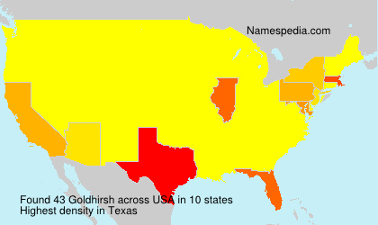 Surname Goldhirsh in USA Surname Goldhirsh in USA