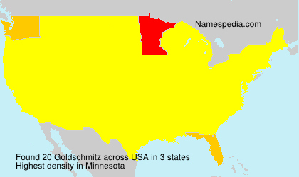 Surname Goldschmitz in USA Surname Goldschmitz in USA