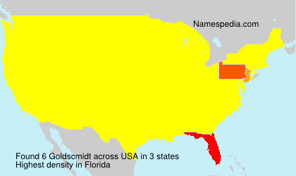 Surname Goldscmidt in USA Surname Goldscmidt in USA
