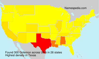 Surname Golemon in USA Surname Golemon in USA