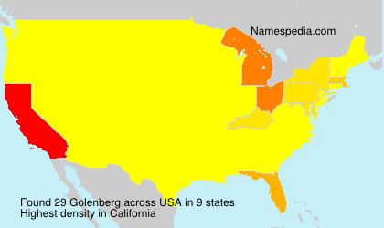 Surname Golenberg in USA Surname Golenberg in USA