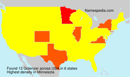 Surname Golenzer in USA Surname Golenzer in USA