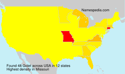 Surname Golet in USA Surname Golet in USA