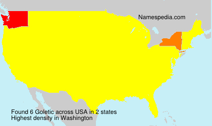 Surname Goletic in USA Surname Goletic in USA