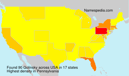 Surname Golinsky in USA Surname Golinsky in USA