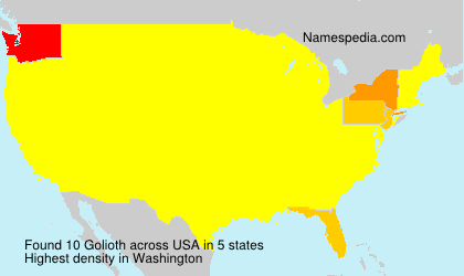 Surname Golioth in USA Surname Golioth in USA