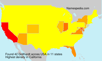 Surname Gollhardt in USA Surname Gollhardt in USA