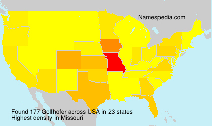 Surname Gollhofer in USA Surname Gollhofer in USA