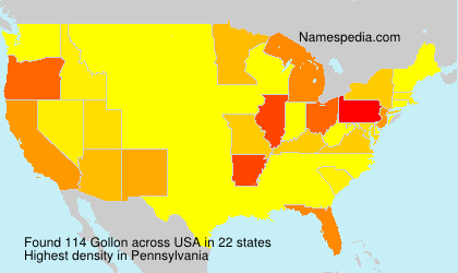 Surname Gollon in USA Surname Gollon in USA