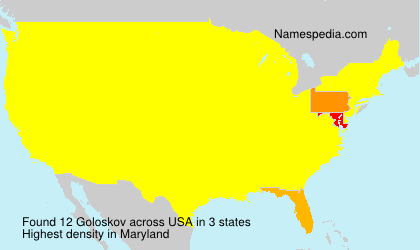 Surname Goloskov in USA Surname Goloskov in USA