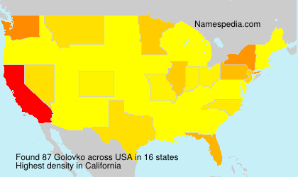 Surname Golovko in USA Surname Golovko in USA