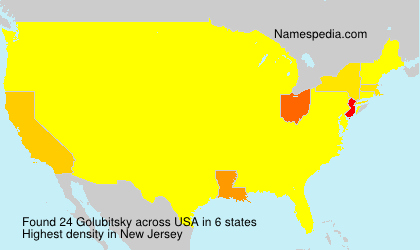 Surname Golubitsky in USA Surname Golubitsky in USA