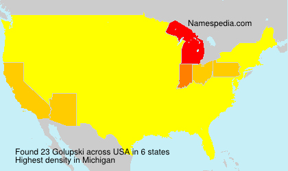Surname Golupski in USA Surname Golupski in USA