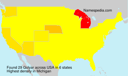 Surname Golyar in USA Surname Golyar in USA