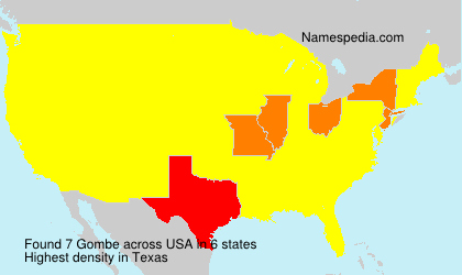 Surname Gombe in USA Surname Gombe in USA