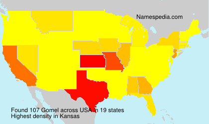 Surname Gomel in USA