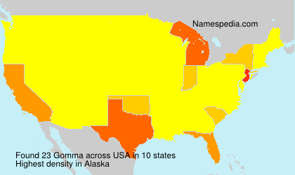 Surname Gomma in USA Surname Gomma in USA