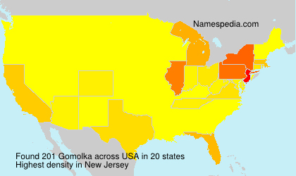 Surname Gomolka in USA Surname Gomolka in USA