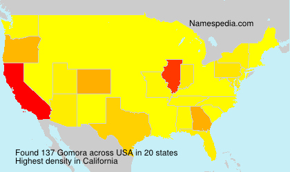 Surname Gomora in USA Surname Gomora in USA